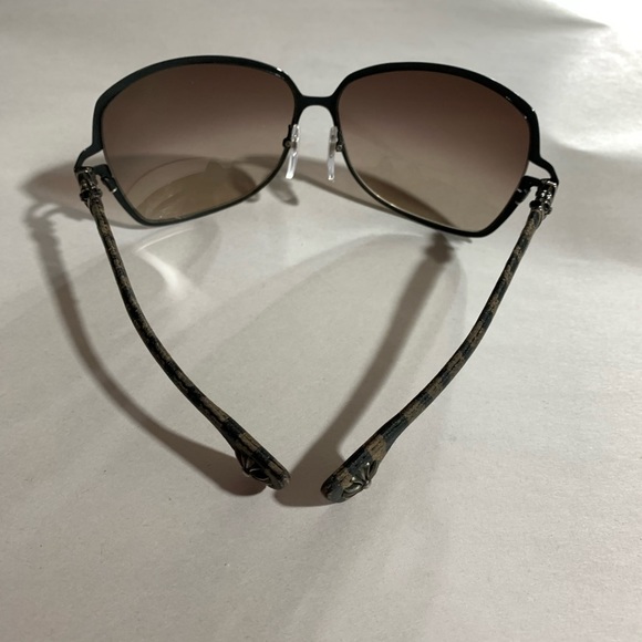 CHROME HEARTS Tang 1 leather wrapped SUNGLASSES - Picture 3 of 16